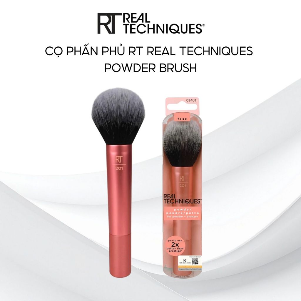 Cọ Phấn Phủ RT Real Techniques Powder Brush Sợi Tổng Hợp Cao Cấp Siêu Mềm Mịn