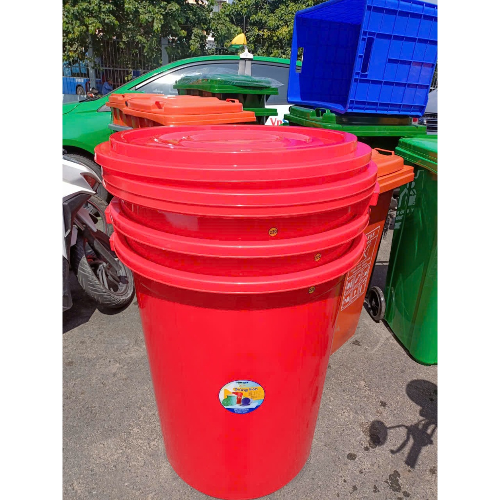 THÙNG TRÒN CHỨA NƯỚC NHỰA DUY TÂN 120L,160L,220L