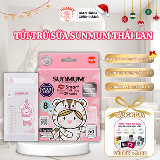Túi Đựng Sữa Mẹ SunMum – Chính Hãng Thái Lan – 150ml/250ml – Khóa Chống Tràn, An Toàn BPA - PAMMY BABY