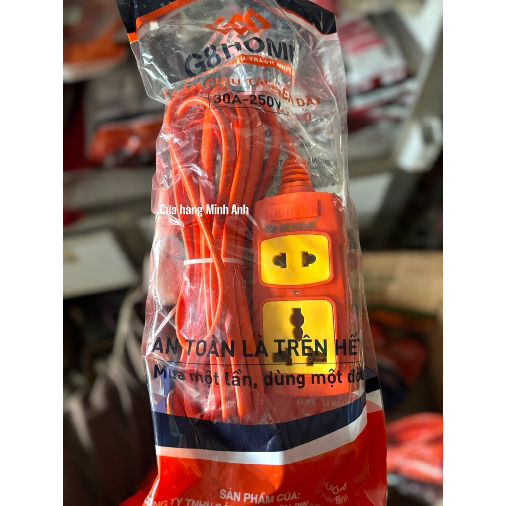 Ổ cắm điện Hinoki G8Home 2 lỗ 3 lỗ 4 lỗ chịu tải cao có lỗ 3 chấu