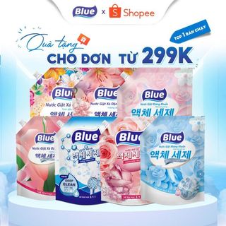  Nước Giặt Blue Hàn Quốc 5in1 Thơm Lâu Sạch Sâu Dùng Cho Mọi Máy Giặt Lưu Hương Lên Tới 72h 