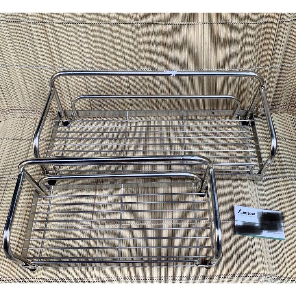 KỆ INOX 304 1 TẦNG ĐỰNG GIA VỊ, ĐỰNG ĐỒ TRONG NHÀ BẾP TIỆN DỤNG CAO CẤP