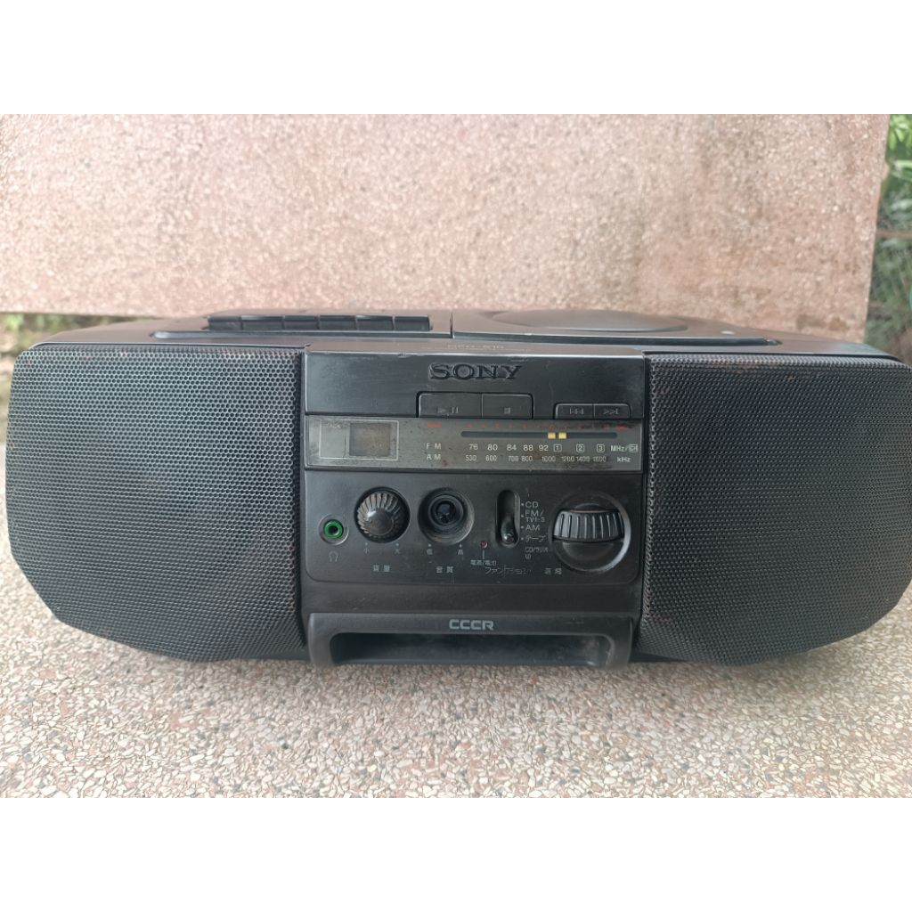 (xác Decor) đài Radio Cassette CD Sony  CFD-S10 full chức năng