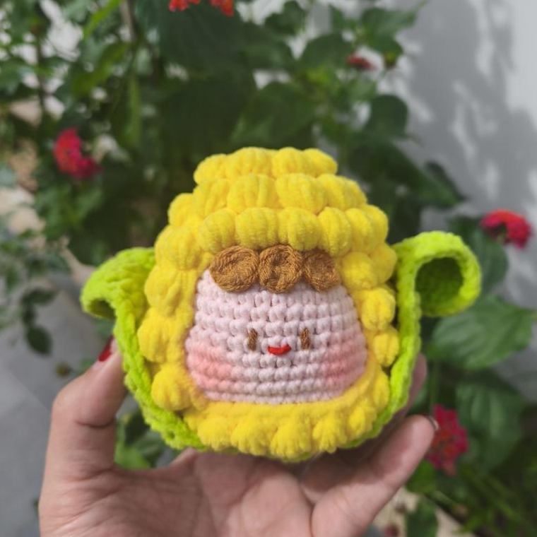 (Ảnh thật) Bé bắp tròn ủm dễ thương - Handmade gift - Lalahome Craft