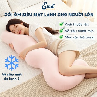  Gối ôm siêu mát lạnh EMA cho người lớn thiết kế công thái học vỏ băng lạnh độ lạnh 4 