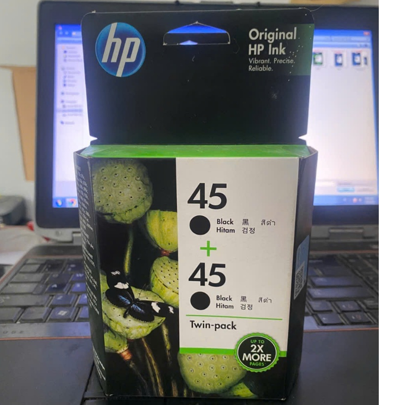 Mực in HP 45 hộp đôi Black Original Ink Cartridges (CC625AA)