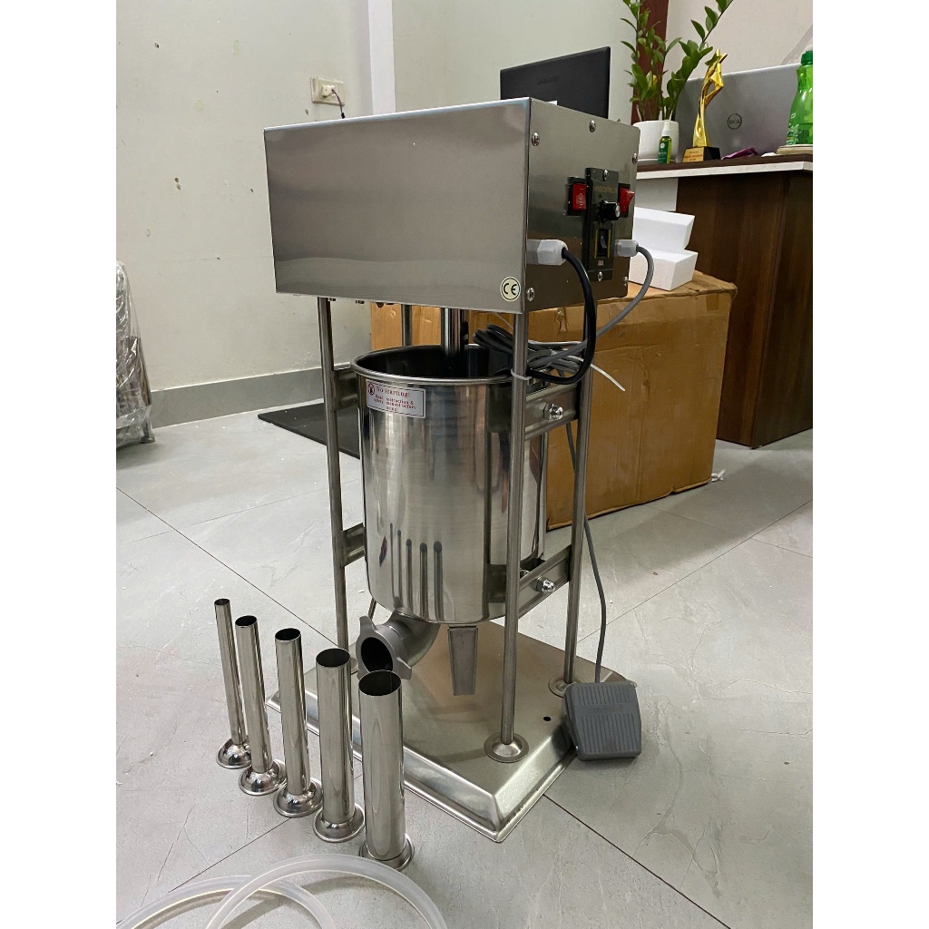 Máy đùn nem, nhồi nem chua, nem rán 10L