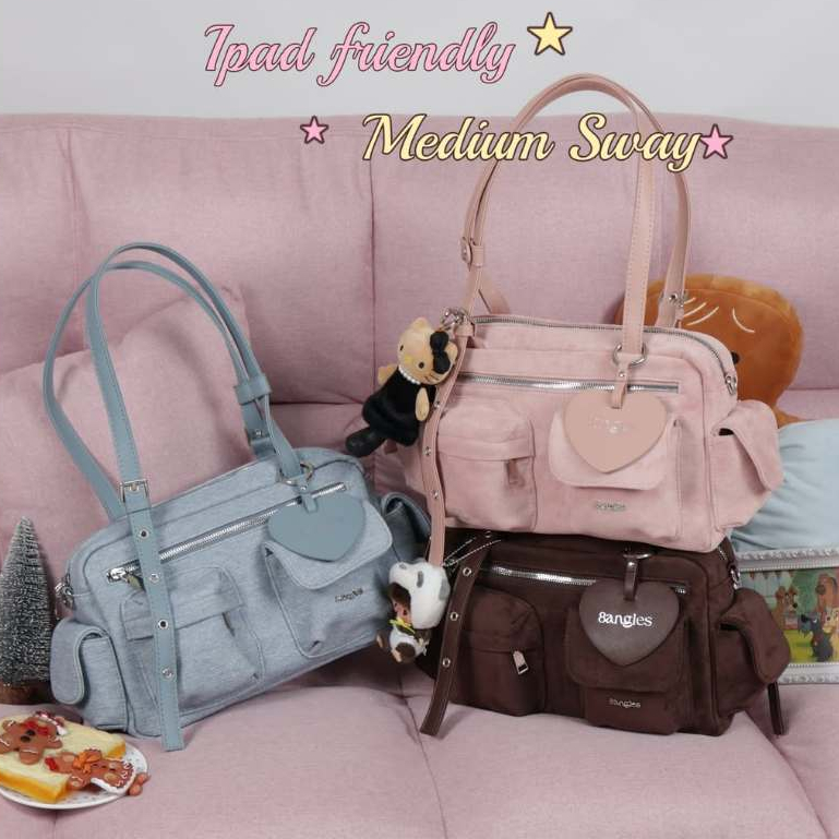 [SẴN] Túi Đeo Vai Đeo Chéo 8angles Medium Sway Dây Điều Chỉnh Nhiều Ngăn 13 Inch Đựng Vừa Ipad