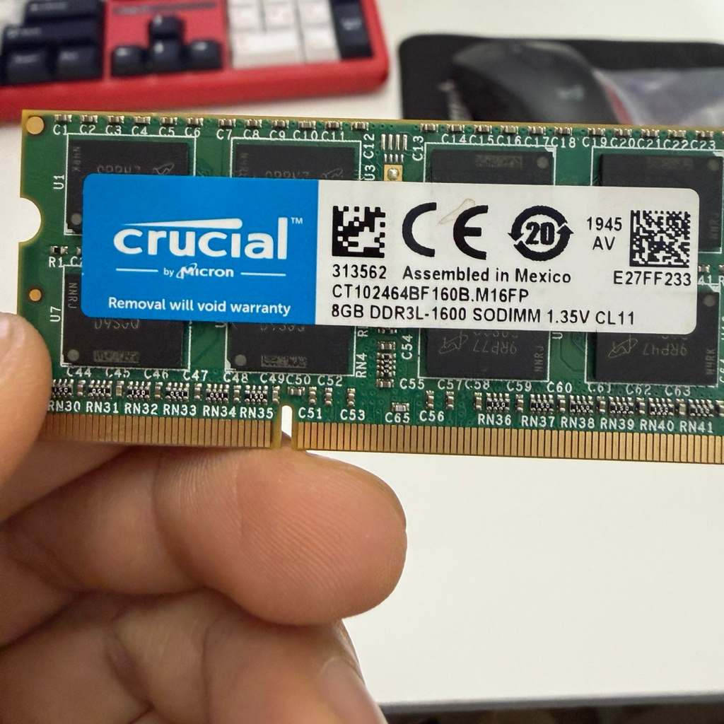 Ram laptop DDR3, DDR3L 4GB, 8GB samsung, crucial tháo máy zin