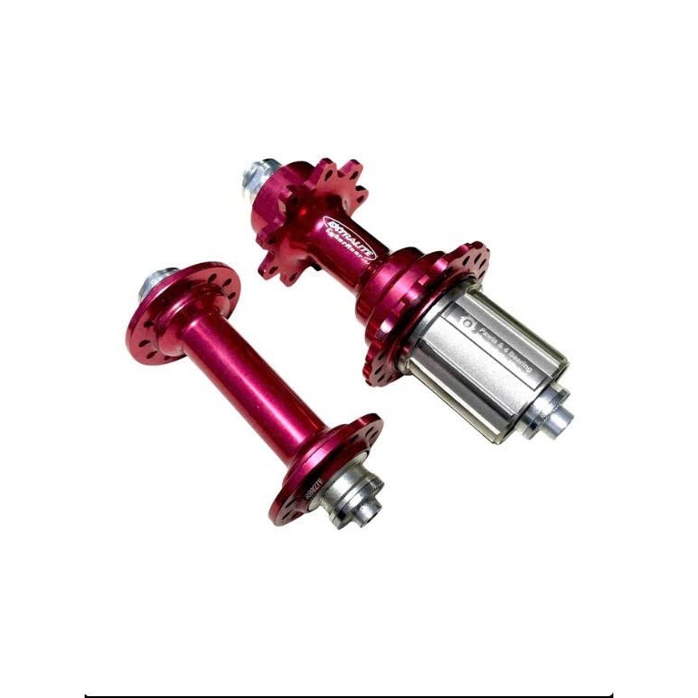 Đùm Extralite bạc đạn 20/27lỗ và 24/27lỗ cho xe đạp cối 10s (Màu đỏ)