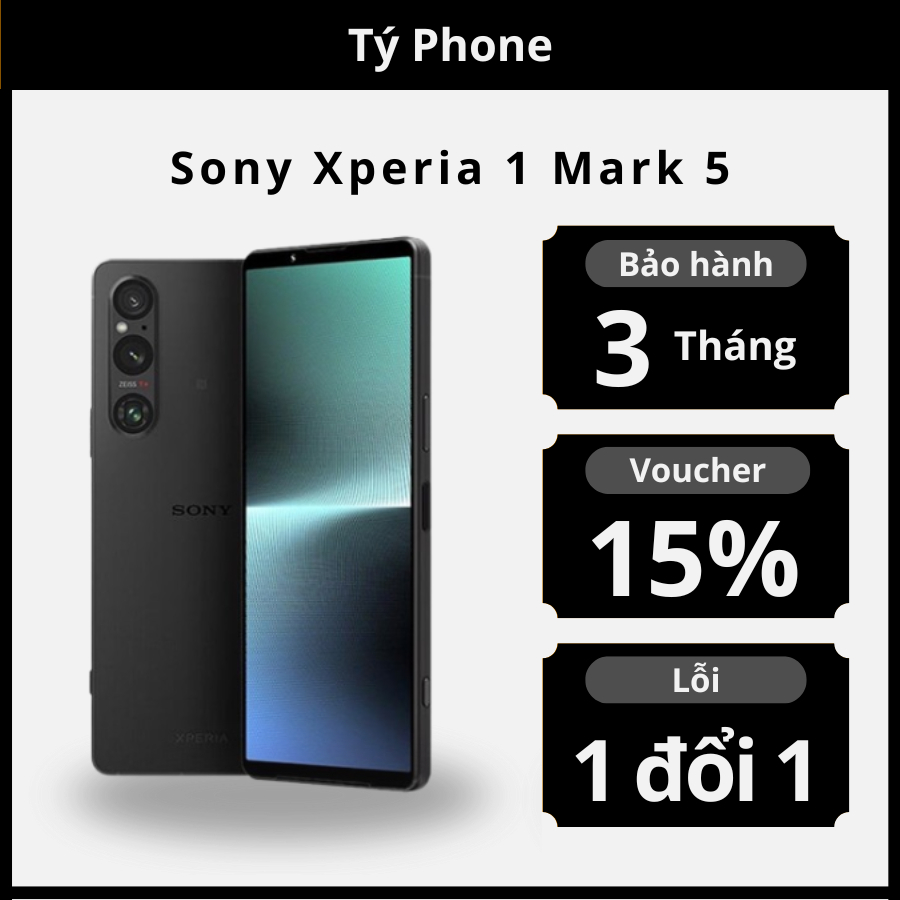 Điện thoại Sony Xperia 1 Mark V máy đẹp nguyên zin ram 12/256GB 2 sim, chụp hình siêu đẹp OLED 4K