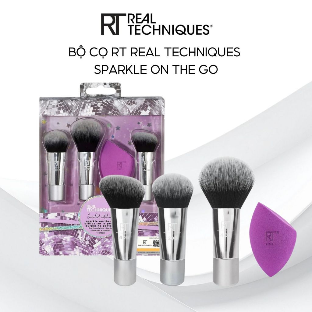 Bộ Cọ Trang Điểm RT Real Techniques Sparkle On The Go