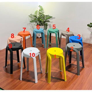    HOẢ TỐC  Ghế đôn nhựa loại 1 9 màu  ghế đẩu nhựa đúc decor phòng khách phòng trà quán trà chanh nhà hàng khách sạn 