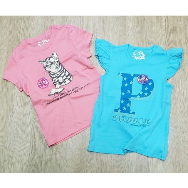 Áo bé gái tay size 7/8Y - 13/14Y, Taiwan xuất xịn