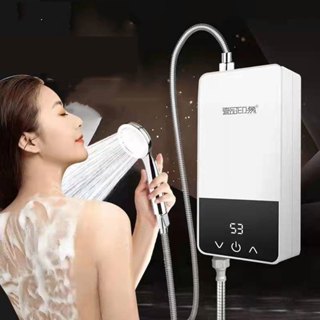 Máy nước nóng trực tiếp kèm vòi sen🌴Chống giật🌴 GINETARR RMB598 5500W làm nóng nước cực nhanh, tiết kiệm điện và nước.