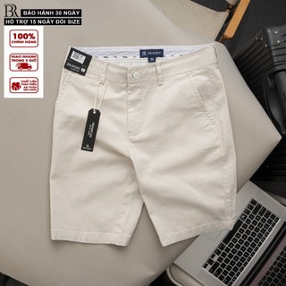  Quần short kaki nam Kunda mềm mịn dày dặn form regular fit - Bravery 