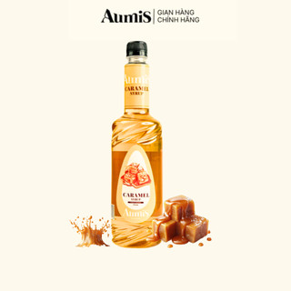  Siro Caramel Aumis 750ml – Thơm Ngon Đậm Đà Dùng Pha Cà Phê Latte & Trà Sữa Cho Quán Cafe 