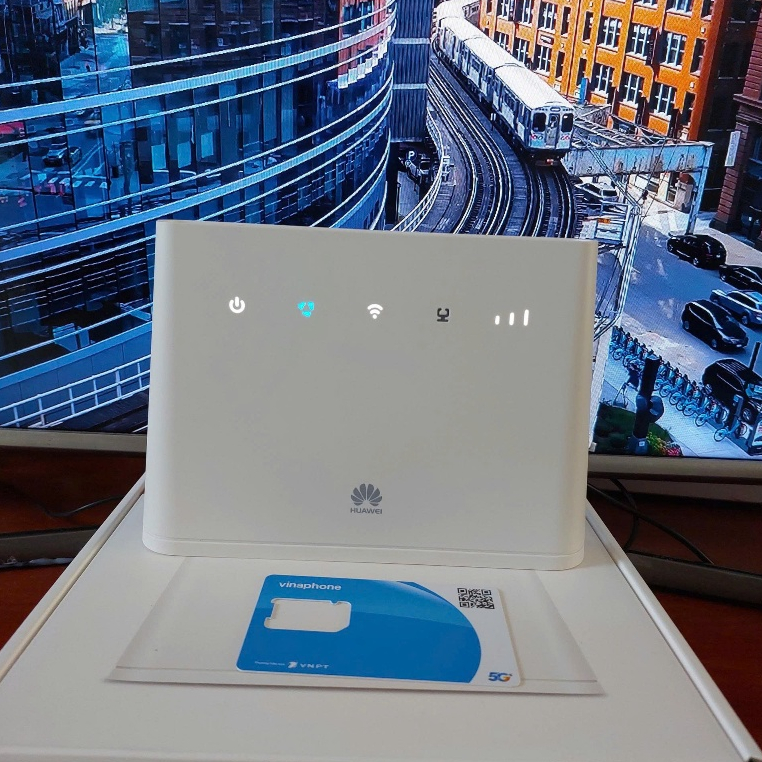 [Chính Hãng] Bộ phát Wifi 4G Huawei B311-221, dùng được tất cả các sim nhà mạng, tặng kèm anten