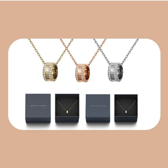 Dây chuyền nữ DW Elan Lumine Necklace - Vòng cổ Daniel Wellington thép không gỉ