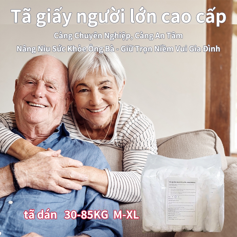 Bỉm quần người già Phiên bản đóng gói trong suốt chất lượng giá tốt combo 10-40 miếng M-L-XL