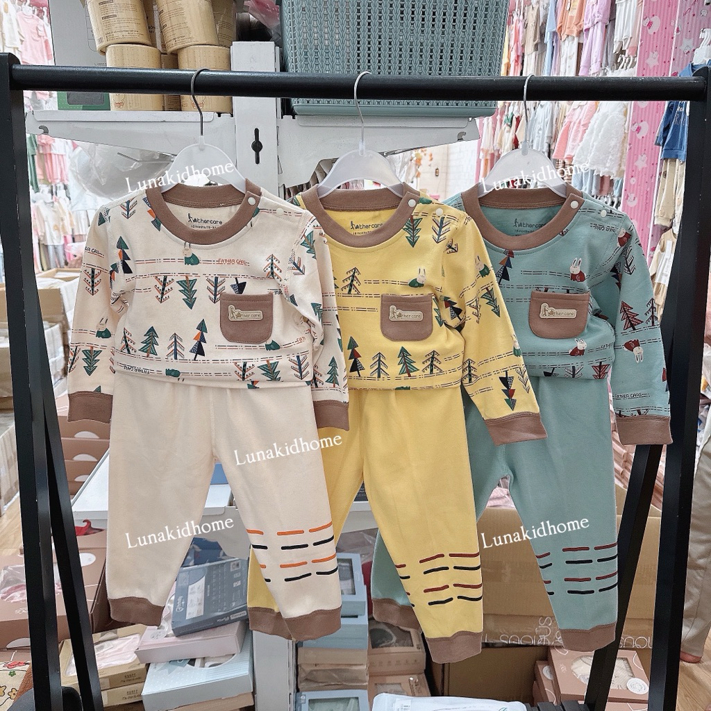 [Father Care]-Bộ quần áo nỉ thỏ và cây mềm mịn