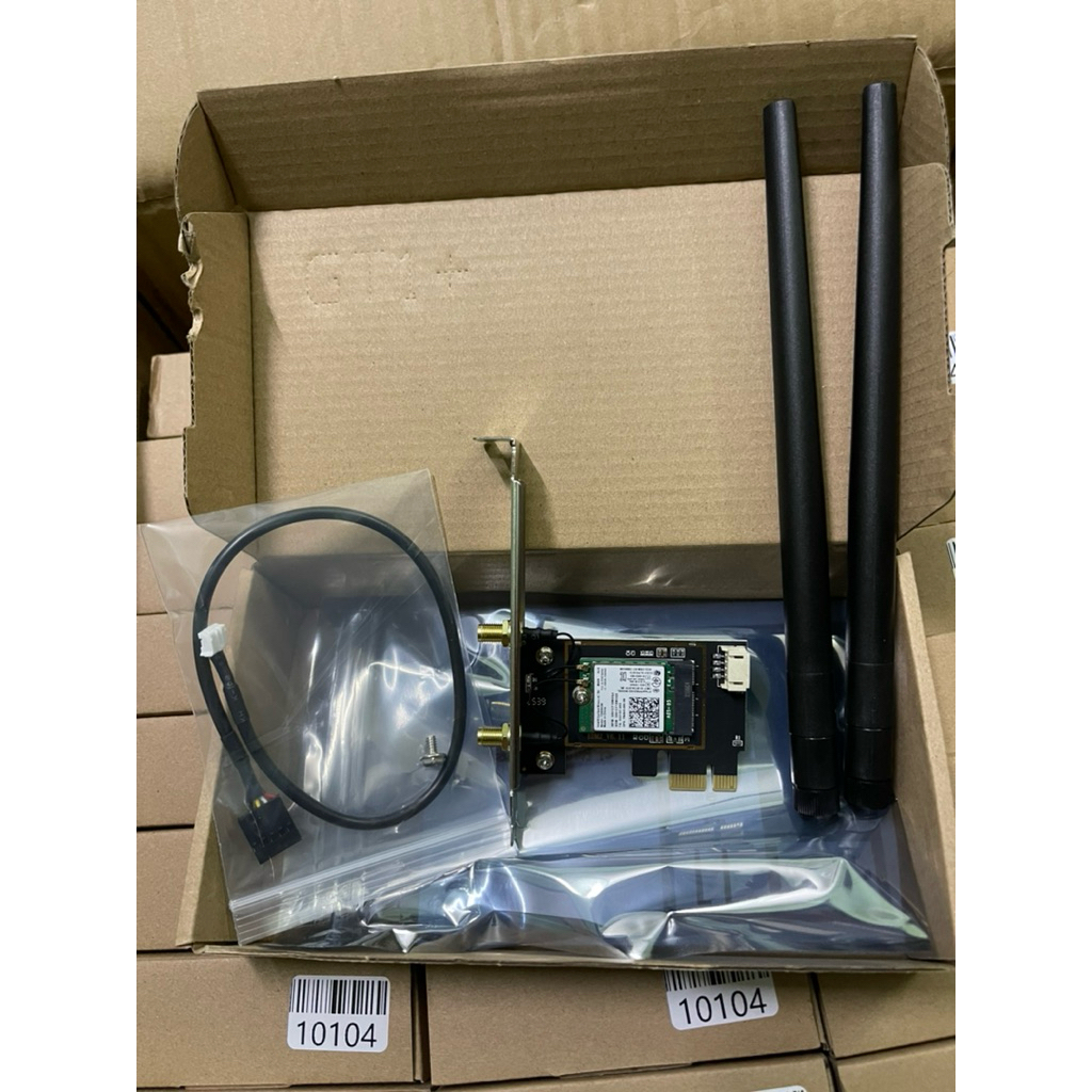 Bộ PCIe wifi 5 intel AC7260. Băng tần 2.4 & 5Ghz, tốc độ 1200Mbps, có tích hợp bluetooth lắp cho PC