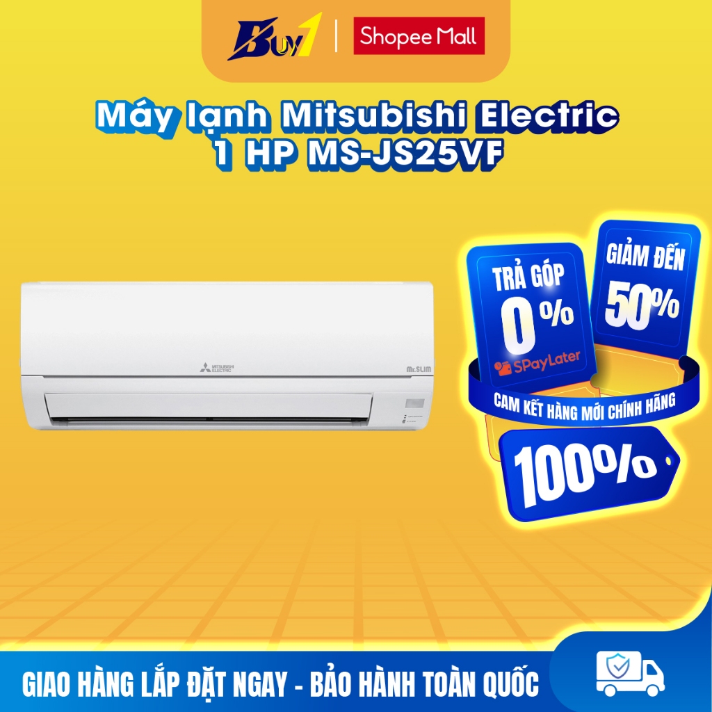 MS-JS25VF - Máy lạnh Mitsubishi Electric 1 HP MS/MU-JS25VF - Hàng chính hãng