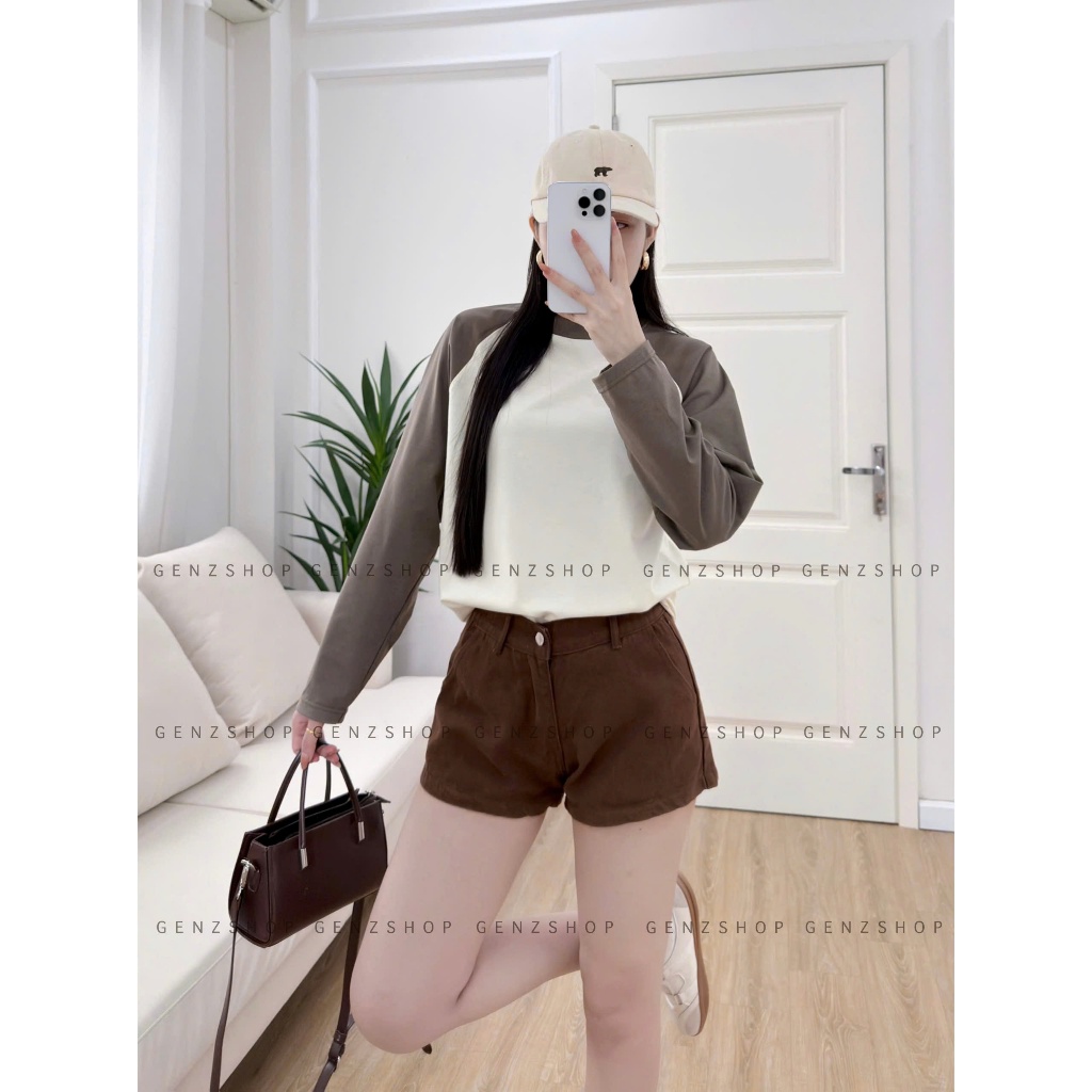 ÁO TAY DÀI RAGLAN TRƠN PHỐI MÀU XINH ĐẸP CHẤT COTTON ÁO CẶP ĐÔI UNISEX NAM NỮ | BigBuy360 - bigbuy360.vn