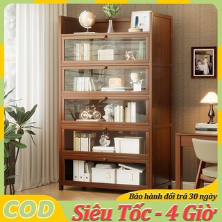  Tủ sách kệ đựng đồ tủ tài liệuTủ Đa Năng Nắp Đậy Để Đồ Nhà Bếp Cao Cấp Kệ Thông Minh 2 3 4 5 Tầng 
