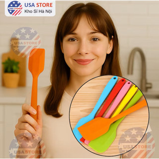 phới trộn bột, phới dẹt silicon , muôi lật thức ăn