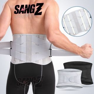 Đai lưng chống thoát vị đĩa đệm, 4 thanh đỡ, kéo siết bụng, giảm đau thắt lưng, thoáng khí-SangZ #34