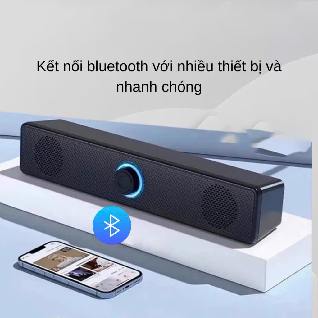 Loa Buletooth Bass siêu mạnh kết nối PC Laptop điện thoại tivi, loa vi tính để bàn E-3511 công suất 
