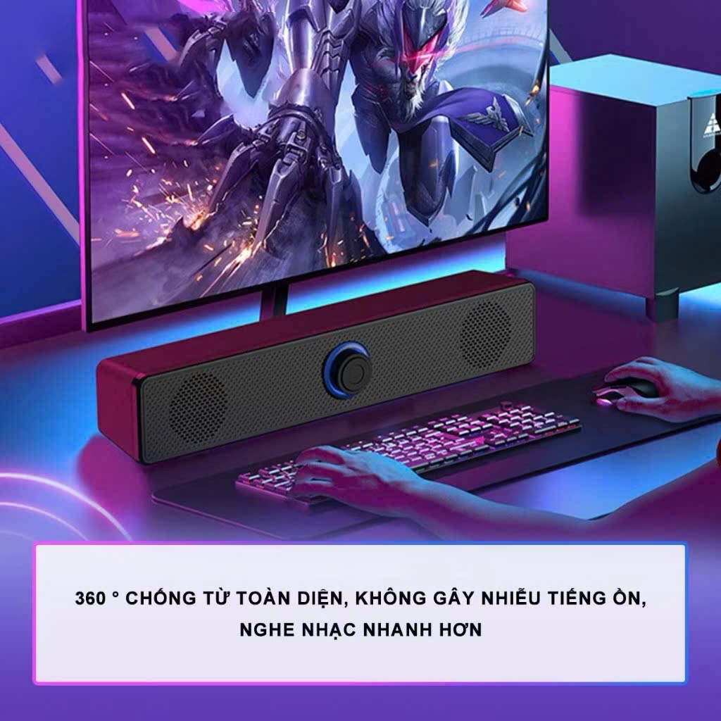 Loa Buletooth Bass siêu mạnh kết nối PC Laptop điện thoại tivi, loa vi tính để bàn E-3511 công suất 