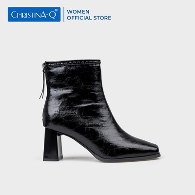 Giày Boots Nữ Mũi Vuông CHRISTINA-Q BOV024H