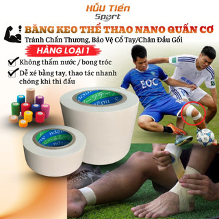 Băng Keo Nano Thể Thao Quấn Cơ Tránh Chấn Thương Bảo Vệ Cổ Tay Cổ Chân Đầu Gối Đá Banh Gym Tennis