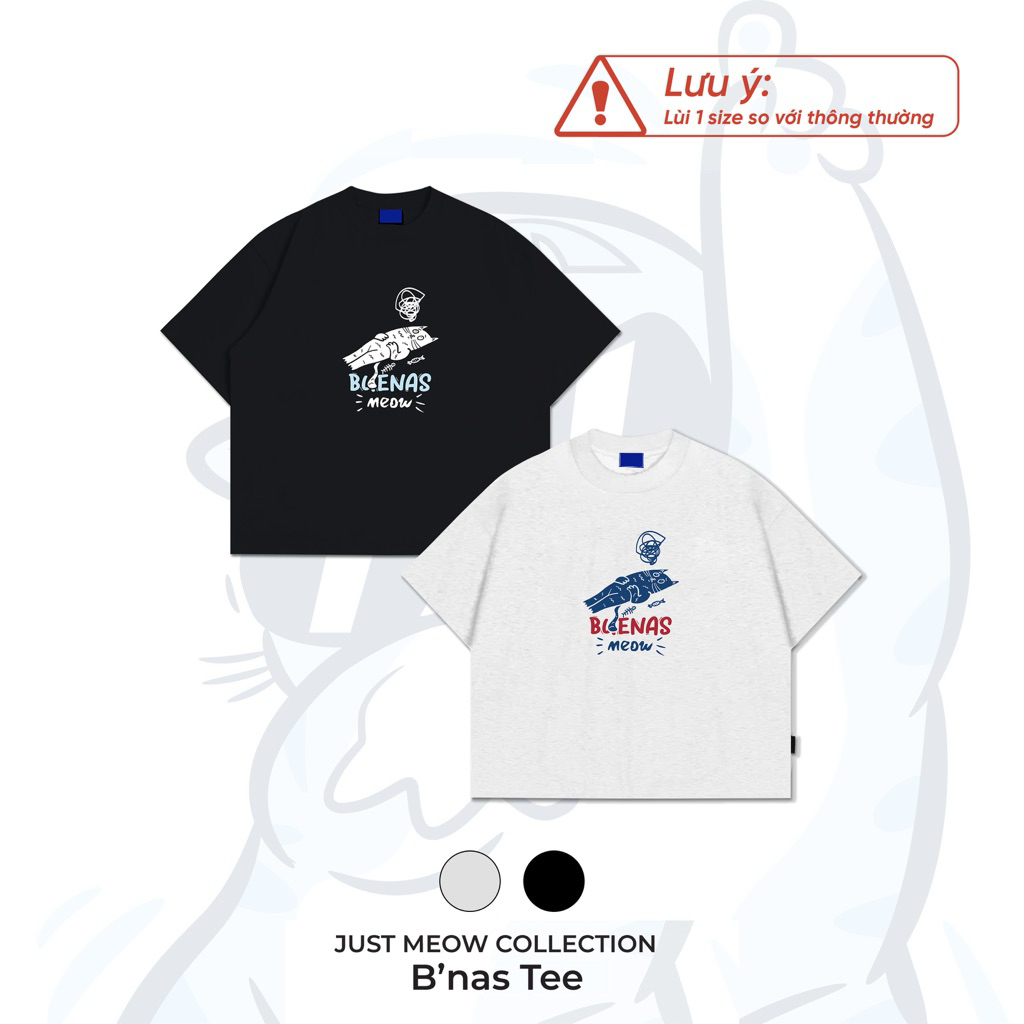 Áo Thun Boxy Nam Nữ Local Brand I Wish I Was A Cat Cotton 100% Boxy Tee Meossy - SWT29
