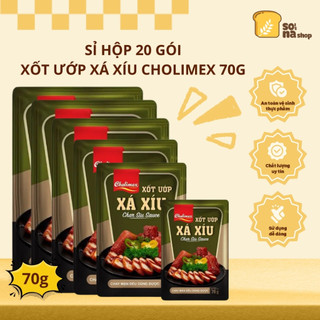 Hộp 20 Gói Xốt Ướp Xá Xíu Cholimex 70G Thơm Ngon Tròn Vị, Giúp Bữa Ăn Hấp Dẫn Hơn - SONA’S SHOP