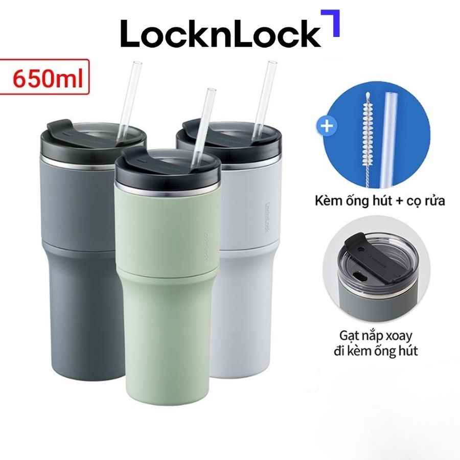 Thanh Lý Ly giữ nhiệt Lock&Lock 6Thanh Lý Ly giữ nhiệt Lock&Lock 650ml LHC4277S Metro Drive50ml LHC4