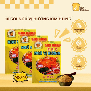 10 Gói Ngũ Vị Hương Kim Hưng 5G Gia Vị Ướp Thịt, Làm Món Kho Nướng Thơm Ngon Tự Nhiên - SONA’S SHOP