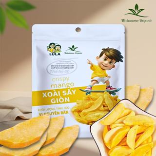  Xoài sấy giòn LULA 40gam gói công nghệ sấy thăng hoa chua chua ngọt ngọt ăn ngon giòn mê ly 