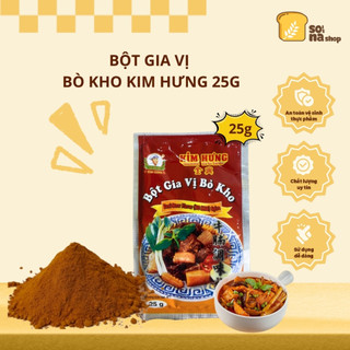 Bột Gia Vị Bò Kho Kim Hưng 25g Tạo Hương Vị Thơm Ngon, Đậm Đà, Hấp Dẫn Cho Món Bò Kho - SONA’S SHOP