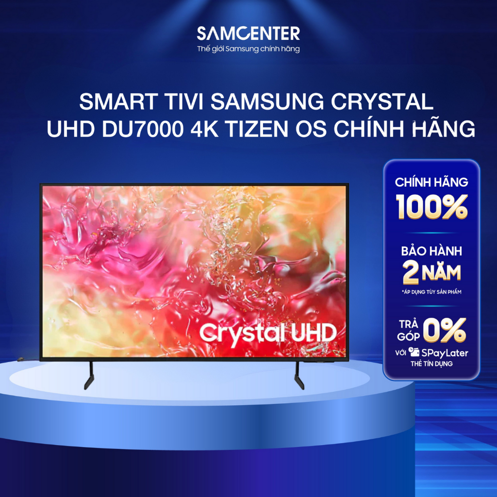 [Samcenter] Smart Tivi SAMSUNG Crystal UHD DU7000 4K Tizen OS Chính Hãng