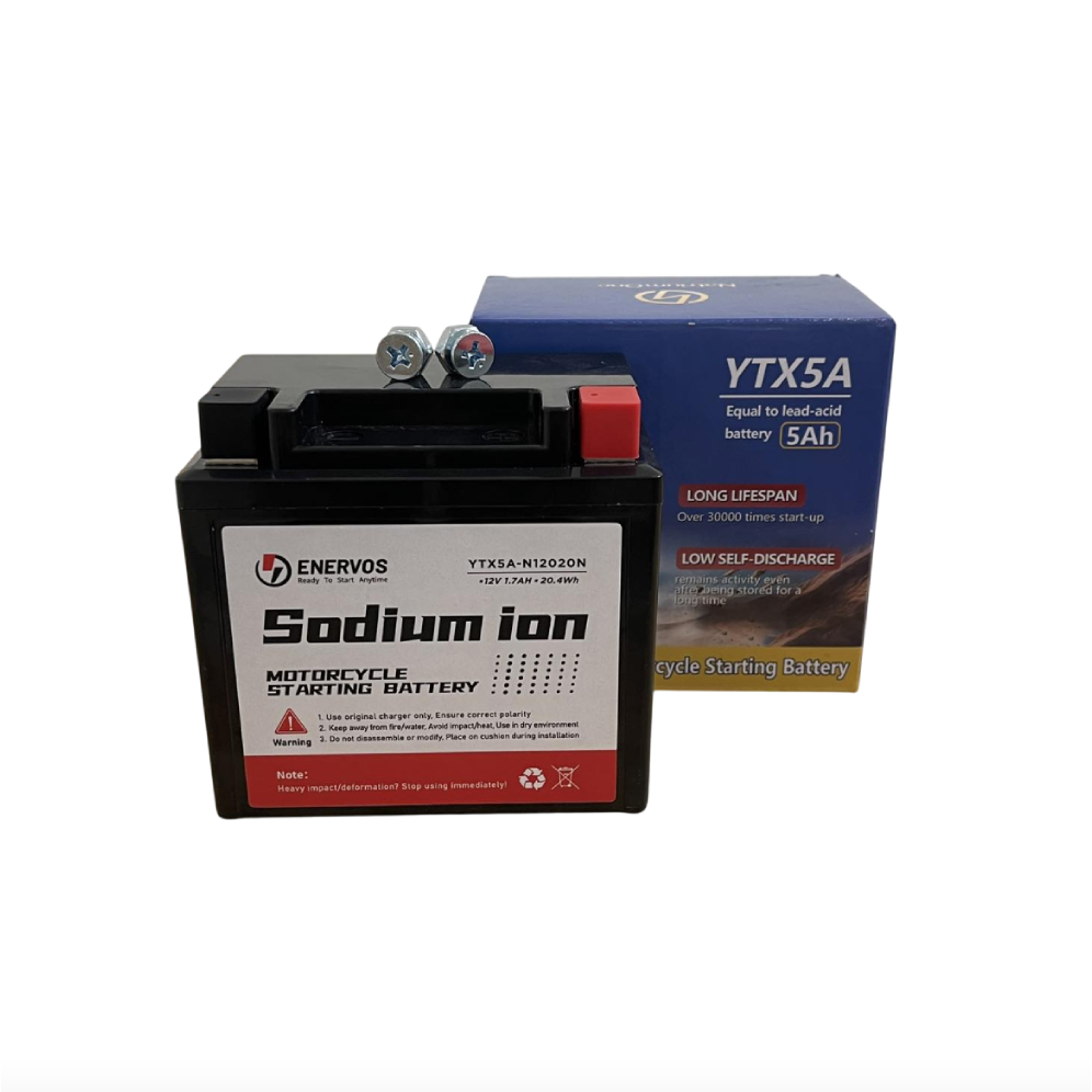 Bình Ắc Quy Xe Máy Natri iOn YTX5A 12V-5Ah, dùng cho Vision, SH Mode, Lead125, AIR BLADE125, PCX, JA