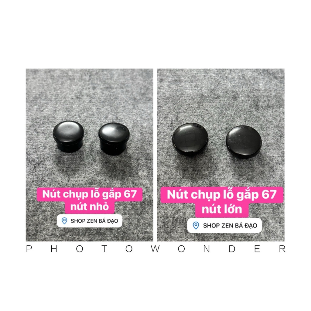 Nút chụp lỗ gắp 67 (1 cặp)