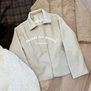   KÈM MÓC  Áo khoác dạ 2 lớp túi vát cong tone đẹp DESI JACKET 