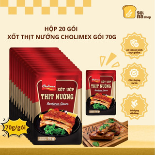 Hộp 20 Gói Xốt Thịt Nướng Cholimex 70g – Đậm Đà Vị, Tiện Lợi Cho Mọi Bữa Ăn Gia Đình - SONA'S SHOP