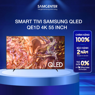 [Samcenter] Smart Tivi Samsung QLED QE1D 4K 55 inch