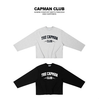  Áo thun tay dài nam nữ ARVO phom boxy rộng CAPMAN CLUB áo phông dáng lửng local brand dài tay trẻ trung 