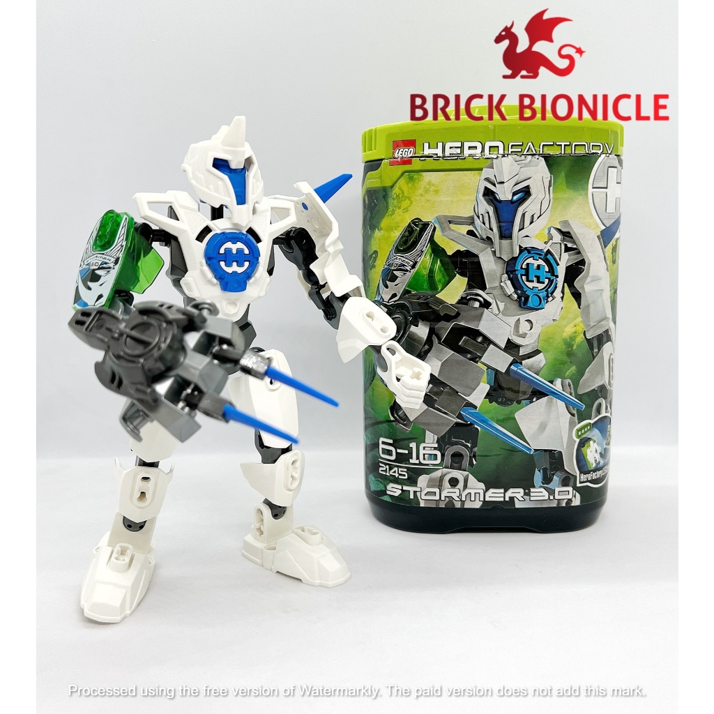 LEGO VINTAGE HERO FACTORY - ĐỒ CHƠI LẮP RÁP HERO FACTORY - 2145 Stormer 3.0
