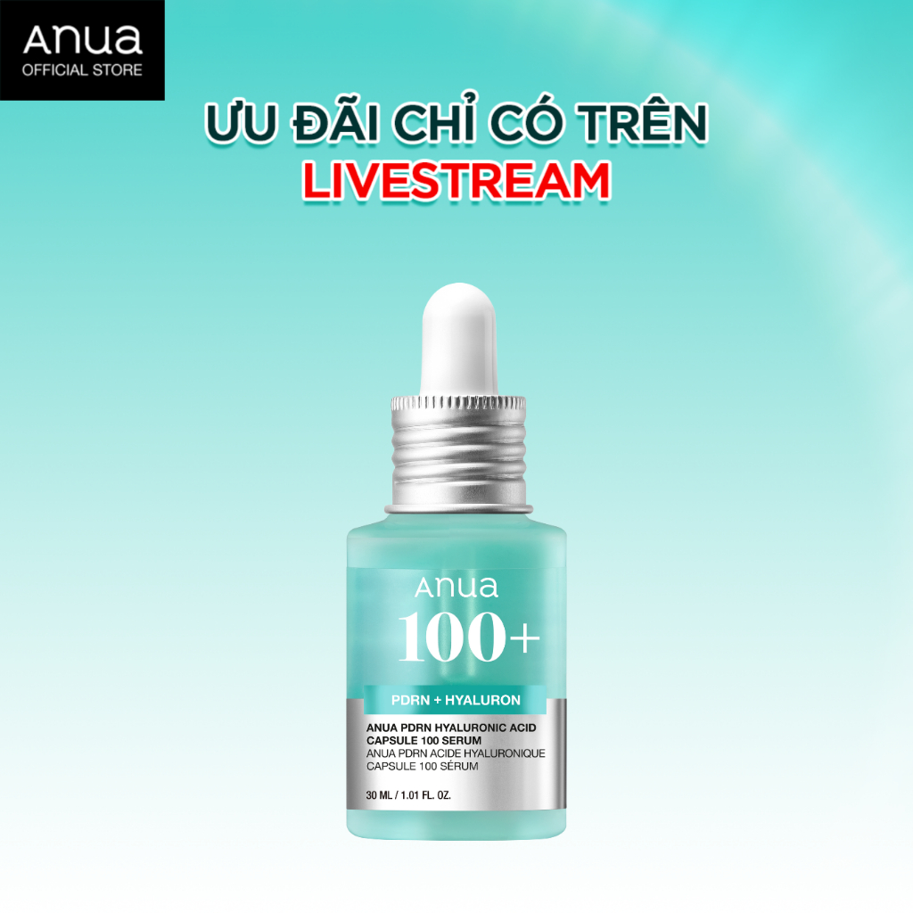 [KOL] Tinh chất PDRN phục hồi da - ANUA PDRN HYALURONIC ACID CAPSULE 100 SERUM 30ML